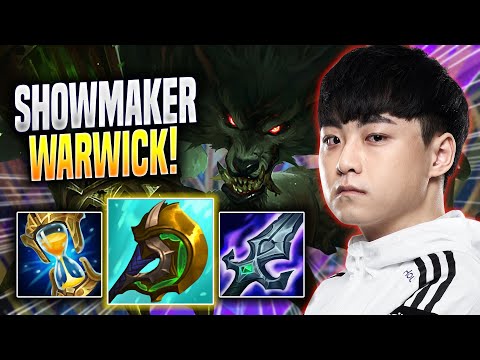 SHOWMAKER DESTROYING WITH WARWICK! - DK ShowMaker Plays Warwick TOP vs Jayce! | Season 2023