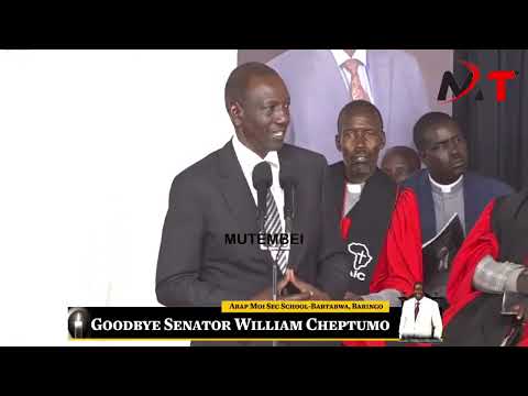 Ruto Moves General Daudi Tonje to Tears as he Showers him with Praises over his Tonje Rules!