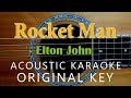 Rocket Man - Elton John [Acoustic Karaoke]
