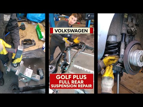 Major Rear Suspension Overhaul on Volkswagen Golf Plus!