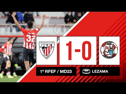 Imagen de portada del video ⚽ Resumen I J23 – 1ª RFEF I Bilbao Athletic 1-0 Zamora CF I Laburpena