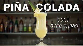 How to make a Piña Colada | Frozen Fresh Pineapple