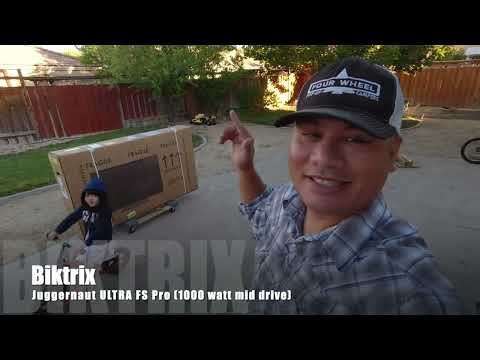 UNBOXING : Biktrix Juggernaut Ultra FS pro - $4,000 prototype ebike