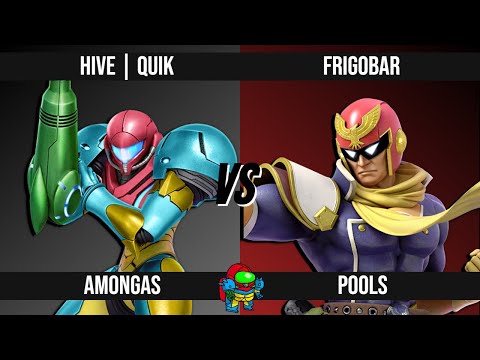 AmonGAS Hive | quiK (Samus) VS Frigobar (Captain Falcon) - Pools