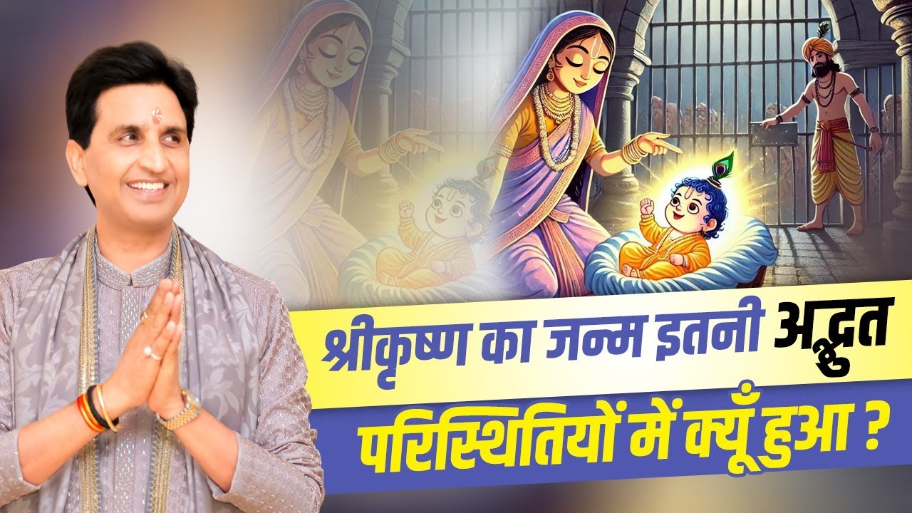 श्रीकृष्ण का जन्म इतने अद्भुत परिस्थितियों में क्यूँ हुआ ? | Dr Kumar Vishwas | Shri Krishna