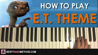 HOW TO PLAY - John Williams - E.T. Theme Song (Piano Tutorial Lesson)