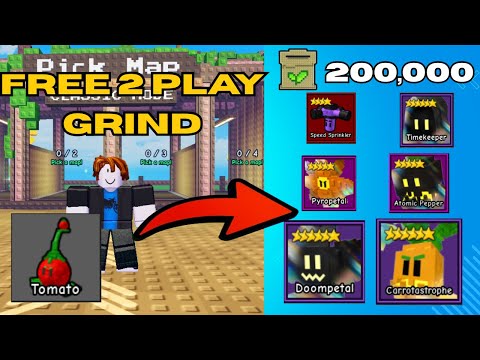 FREE 2 PLAY Noob to Pro in Garden Tower Defense - Roblox