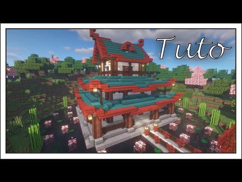 Tranuraguart -  Minecraft |  How to Build a Large Japanese House [Facile] [Tutoriel Cinématique]