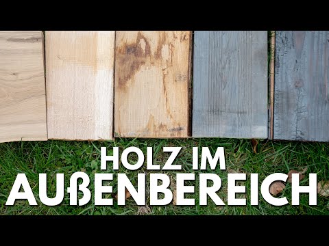Welches Holz im Außenbereich - Tipps für Terrasse, Gartenmöbel...