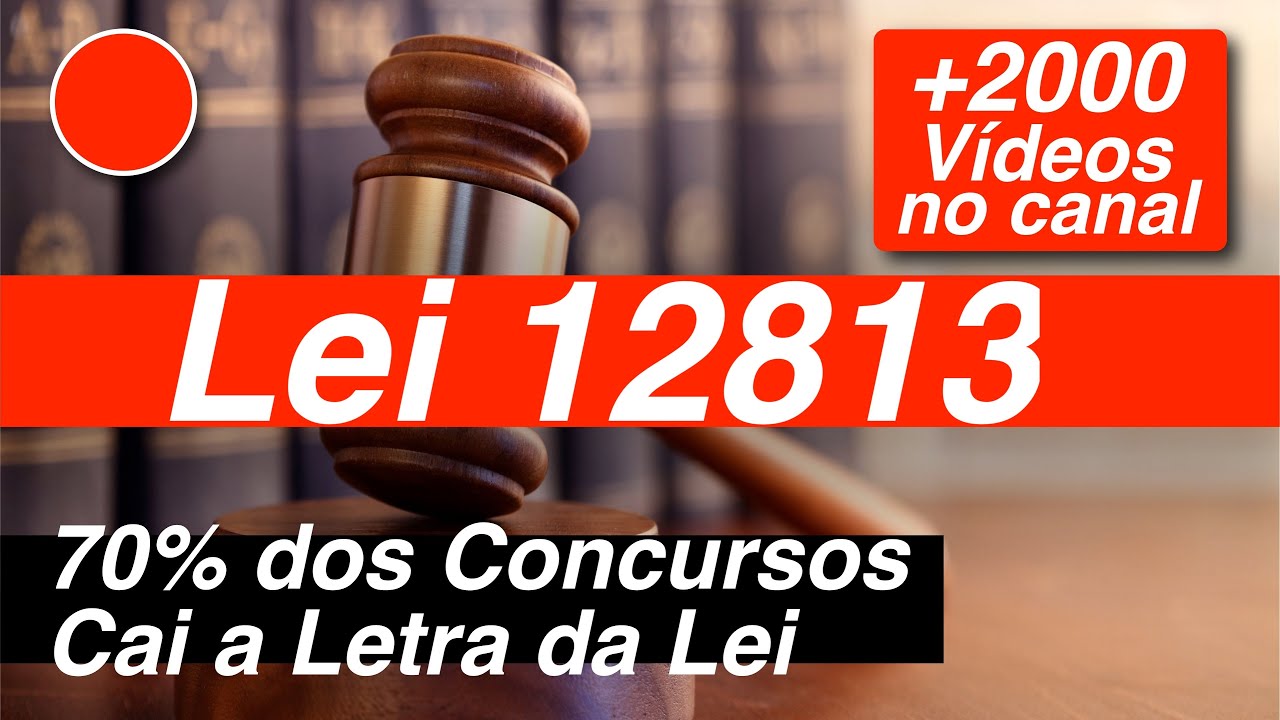 Lei 12813   conflito de interesses no exercício de cargo  🔴
