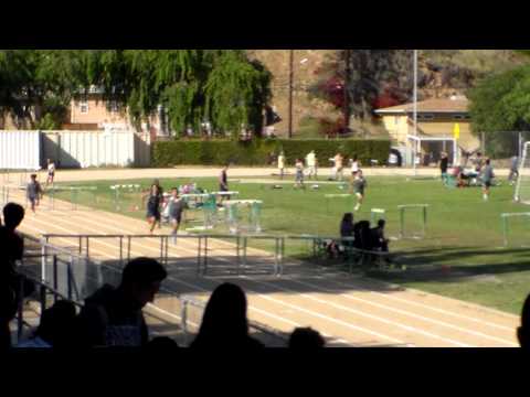 FS Boys 300m Hurdles vs Franklin 2015 Heat 1