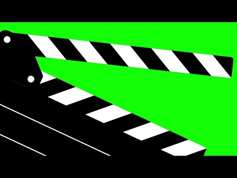 Clapper Board Green Screen Effect | No Copyright | No Text | Green Screen