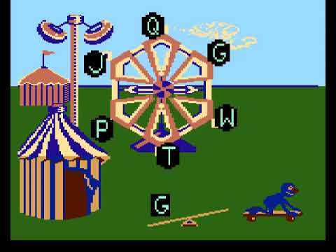 Sesame Street Letter-Go-Round Music - Atari 8-Bit