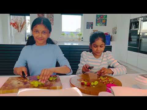 #srilankan style fruit salad with Ove cream recipe #yummy ice cream #delicious #fruit salad 👌😋