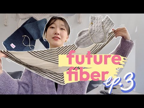 future fiber. ep 3 | knitting podcast | Scarf mania + cast-on-itis