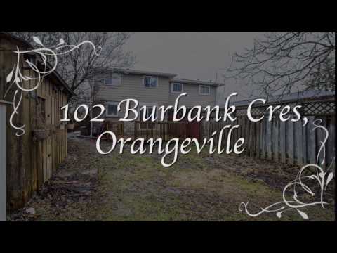 102 Burbank Cres, Orangeville