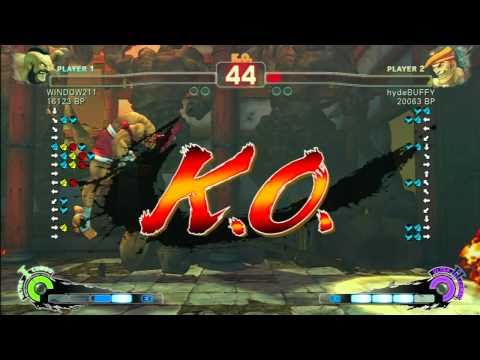 SSF4 Rank Match  WINDOW211 (ZA)  vs  hydeBUFFY (AD)