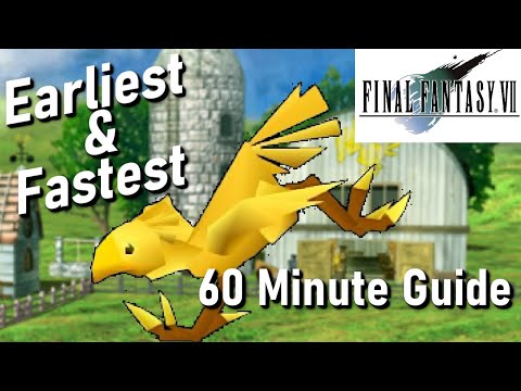 Gold Chocobo in 60 Minutes! | Breeding | Knights of the Round | How to Guide #FF7 #finalfantasyvii