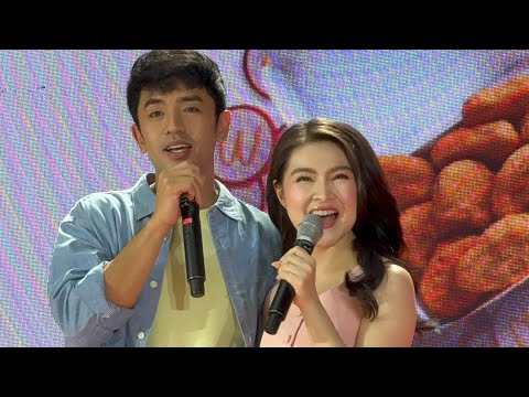 BARDA (Barbie Forteza & David Licauco) sings MAGING SINO KA MAN, nagpakilig sa McDo event #BarDa