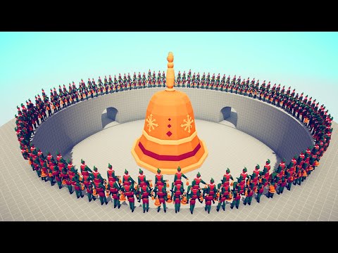 100x JINGLE BELLS vs EVERY UNIT -NO ESCAPE Part 2 | TABS - Totally Accurate Battle Simulator