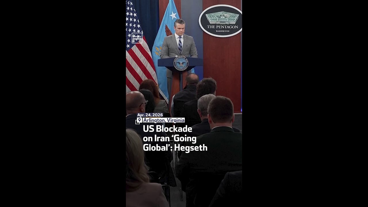 Video | US Blockade on Iran ‘Going Global’: Hegseth