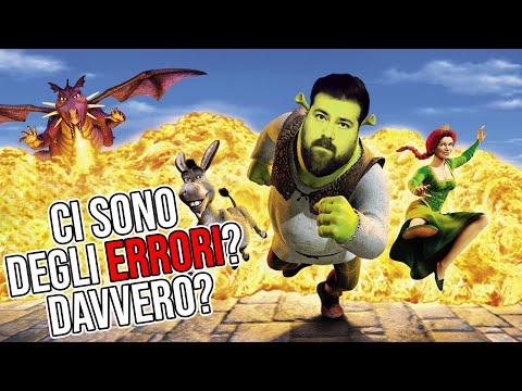 REACTION 100 ERRORI ASSURDI di "Shrek"  MAI VISTI COSI TANTI SBAGLI GRAFICI