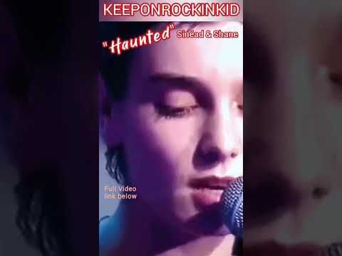 Sinéad O Conner & Shane MacGowen. Haunted live on TV. #shanemacgowan #sineadoconnor