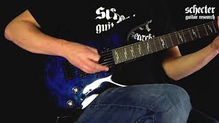 Video thumbnail for Schecter Omen Elite-6 // 6 String Hardtail Guitar in See-Thru Blue Burst by SchecterGuitarsUK