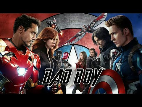 Bad Boy ft.Iron Man Team Vs Captain America Team | Avengers | Bad Boy  | Captain America Civil War