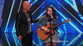America&#39;s Got Talent 2014 - Anna Clendening: Nervous Singer Delivers Stunning &quot;Hallelujah&quot; Cover