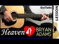 How to play HEAVEN 💑 - Bryan Adams / GUITAR Lesson 🎸 / GuiTabs #148