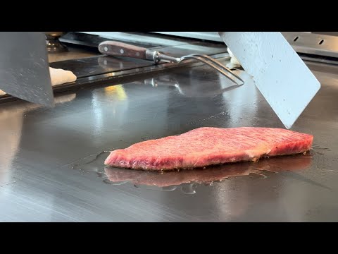 Fine Steak Lunch - 5 Star Hotel in Tokyo Japan/ Wagyu Teppanyaki