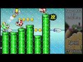 Yoshi S Island New SMW2 Hack Blind Pt 23 Above The Clouds
