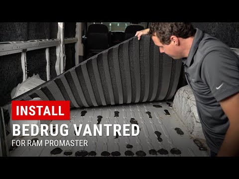 Installing BedRug VanTred in RAM ProMaster