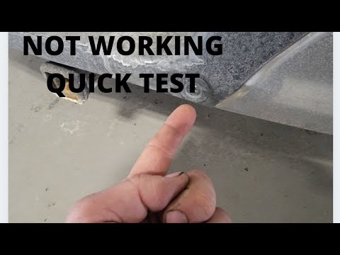 Parking Aid Module Proximity Sensor Quick Diag