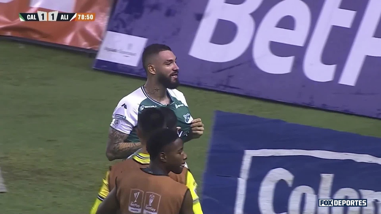 GOL DE JOSÉ CALDERA | Deportivo Cali 2-1 Alianza Valledupar | Liga DIMAYOR | Jornada 13