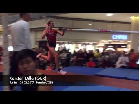 Karsten Dilla (GER) - 5.63m Stabhochsprung - 04.02.2017 - Potsdam/GER