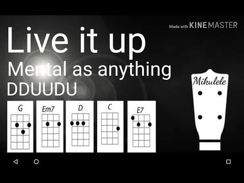 Live it up - Mental as Anything ukulele tutorial / play-a-long