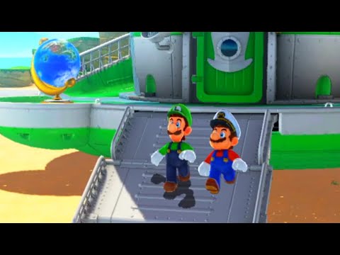 Super Luigi Odyssey 2 Player Co-Op - Walkthrough Part 7