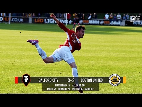 Salford City 3-3 Boston United - Goals