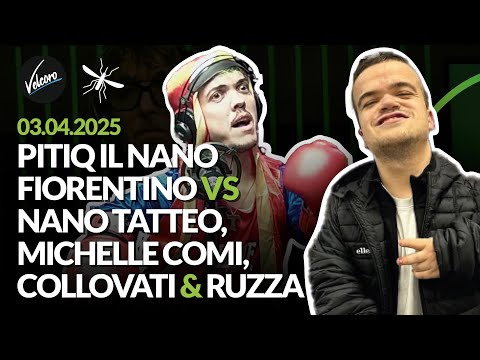 LA GUERRA DEI NANI - Pitiq, Tatteo, Comi, Collovati, Ruzza - La Zanzara del 03.04.2025
