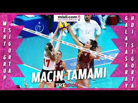 Mert Grup Sigorta 2 - 3 Galatasaray HDI Sigorta (Maçın Tamamı) | 2021-22 Sultanlar Ligi