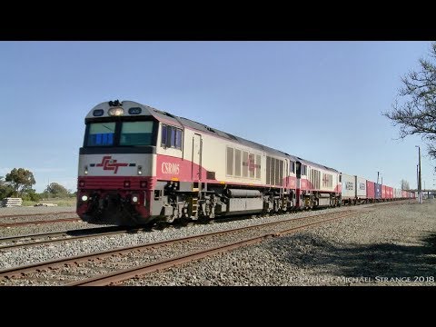 7922V SCT/SBR Wimmera Container Line (Dooen / Horsham) - PoathTV Australian Trains & Railways