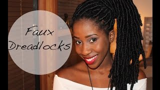 How to get Faux Dreadlocks Tutorial - AdannaDavid