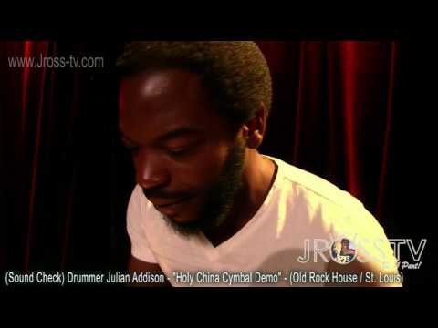 James Ross @ Julian Addison - "Holy China Cymbal Demo" - www.Jross-tv.com