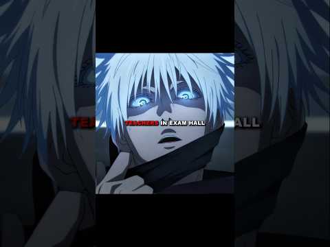 Teachers in exam hall ☠️ #anime #jujutsukaisen #gojo #sukuna #animeedit #jjk #edit
