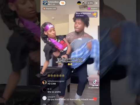 Nia & Camm Fight🫡 🤣 #influencer #nia #camm #shortsfeed #shorts #funny #siblings