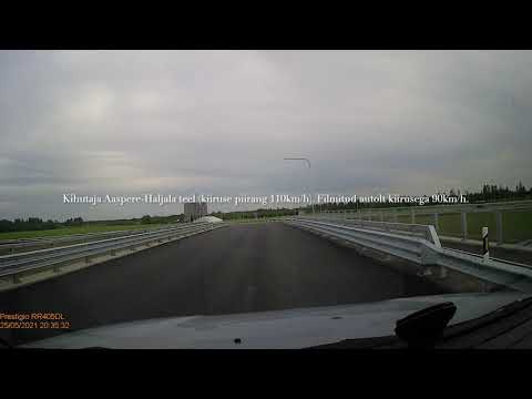 Kihutaja Aaspere-Haljala teel 25.mai 2021