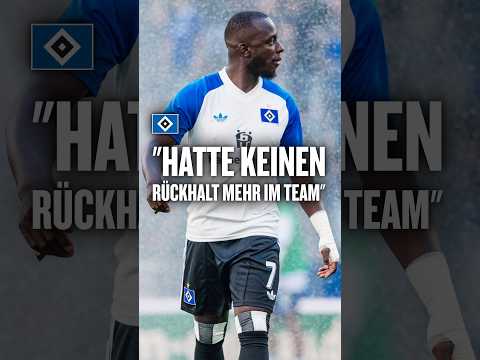 Video Thumbnail: "Hatte keinen Rückhalt mehr im Team": HSV ohne Dompé im Trainingslager #shorts