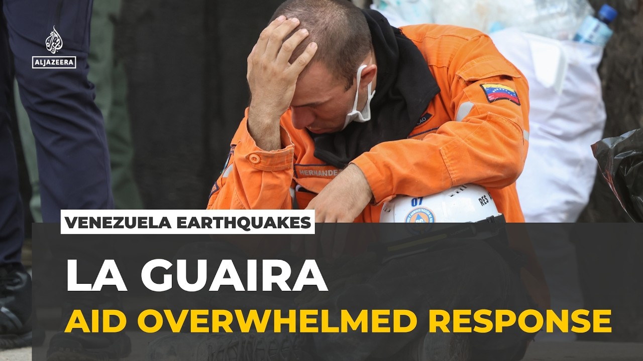 Venezuela twin earthquakes: La Guaira relief center overwhelmed as aid efforts continue